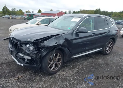 2022 BMW X3 xDrive30I z USA, uszkodzony, nr VIN 5UX53DP0XN9J20450